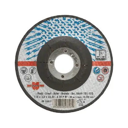 Fotografia e Disk prerës për çelik Standard, konveks, i kaltër.
